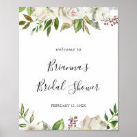 Bienvenidos a la ducha de novias con flores de Peo