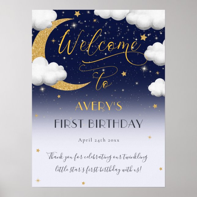 Póster Bienvenidos a la Estrella Pequeña de Twinkle (Frente)