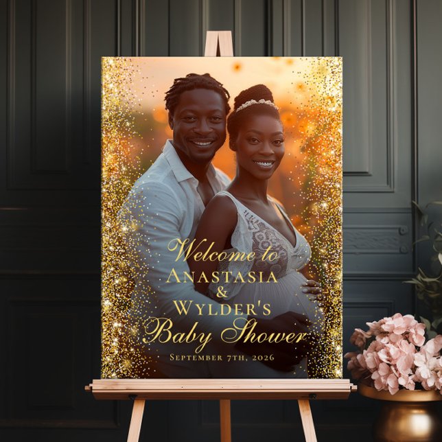 Póster Bienvenidos a la moderna ducha de bebé (Subido por el creador)