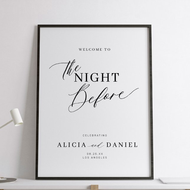 Póster Bienvenidos a la noche anterior al cartel de la ce (Subido por el creador)