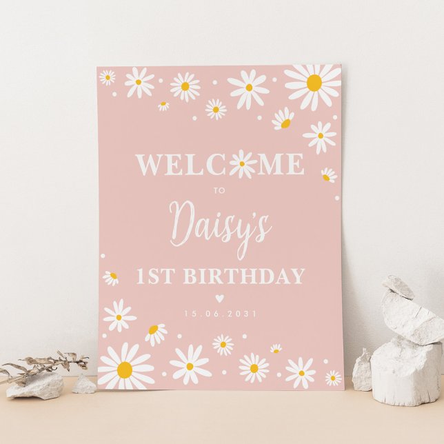 Póster Bienvenidos a la primera cumpleaños del Chica Flor (Subido por el creador)