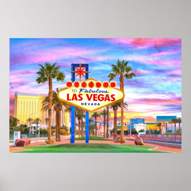 Póster Bienvenidos A Las Fabulosas Vegas, Nevada (Frente)