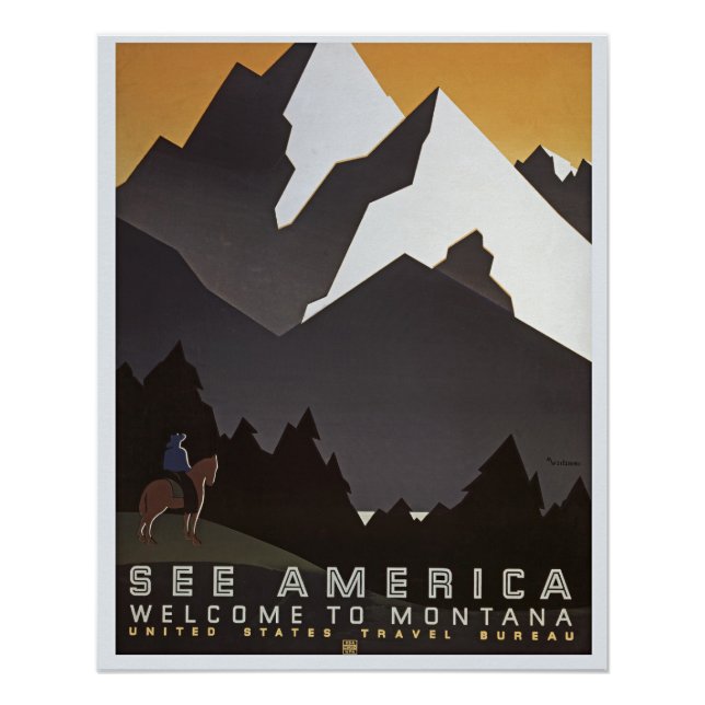 Póster Bienvenidos a Montana (Anverso)
