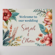 Bienvenidos a nuestro poster boda