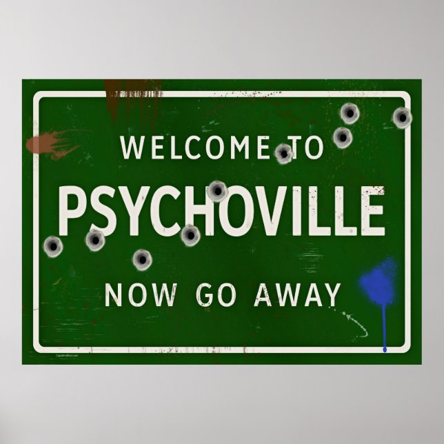 Póster Bienvenidos A Psychoville (Frente)