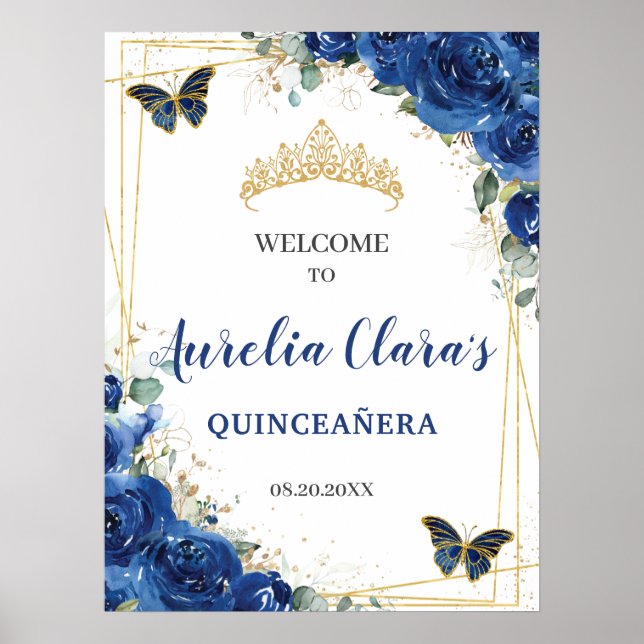 Póster Bienvenidos a Quinceanera (Frente)