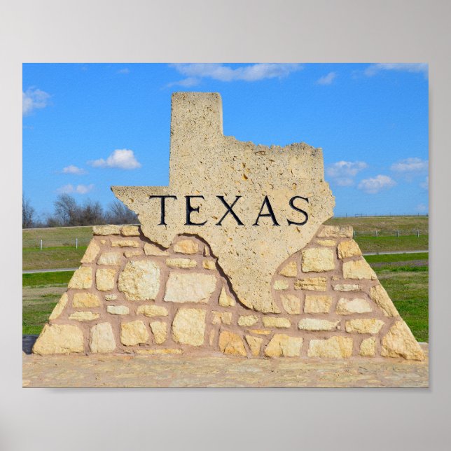 Póster Bienvenidos a Texas (Frente)