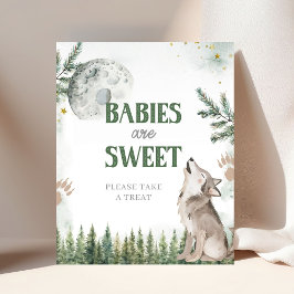 Póster Bienvenidos a The Pack Forest Wolf Baby are Sweet