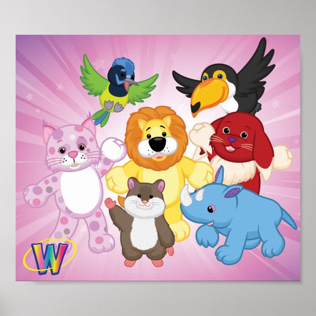 Póster ¡Bienvenidos a Webkinz! (Frente)