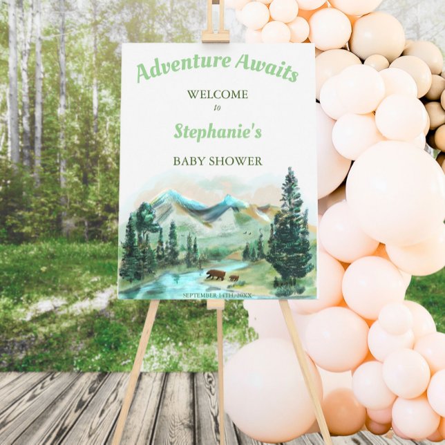 Póster Bienvenidos al Baby Shower Park National Park (Subido por el creador)