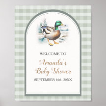 Bienvenidos al Baby Shower Sweet Little Duckling G