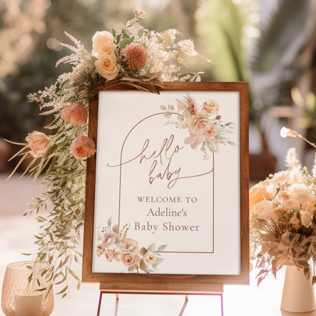 Póster Bienvenidos al Boho Pampas Grass Baby Shower Arch (Subido por el creador)