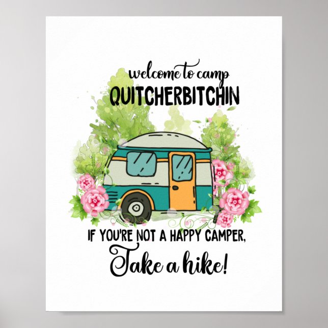 Póster Bienvenidos Al Campamento Quitcherbitchin Mug (Frente)