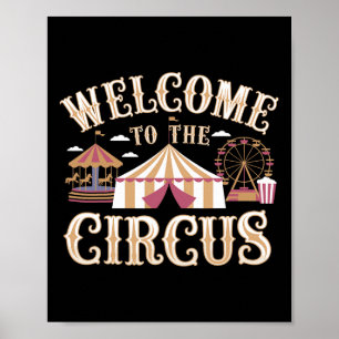 Póster Bienvenidos Al Circo
