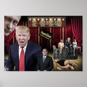Póster Bienvenidos al Circo — Poster de Trump