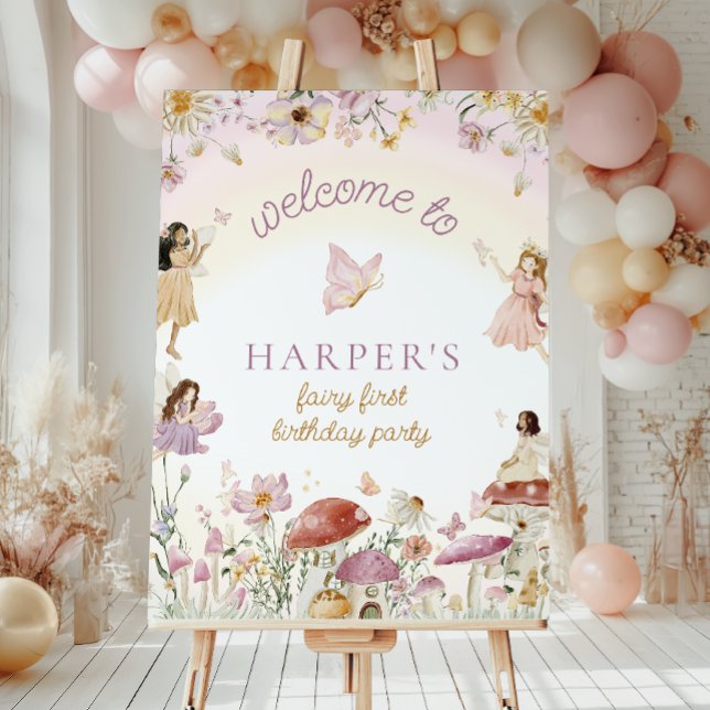 Póster Bienvenidos al cumpleaños de Fairy Garden (Subido por el creador)