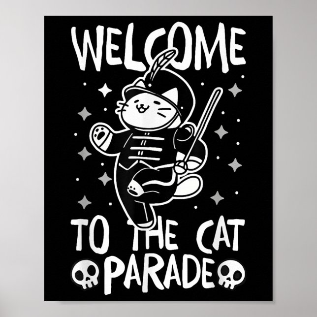 Póster Bienvenidos Al Desfile Del Gato (Frente)