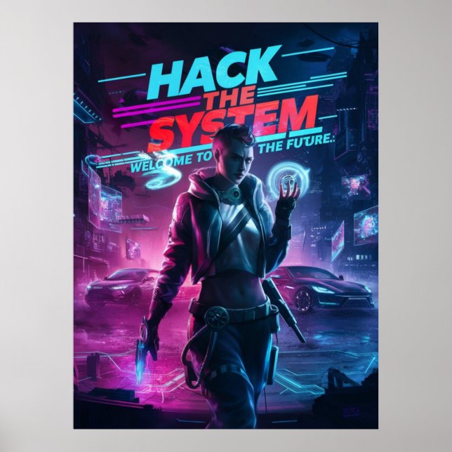 Póster Bienvenidos al futuro (Frente)