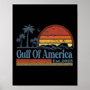 Póster Bienvenidos Al Golfo De Estados Unidos - Vint Del 