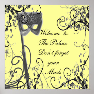 Póster Bienvenidos al Palacio