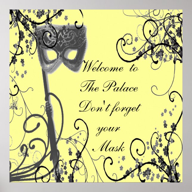 Póster Bienvenidos al Palacio (Frente)