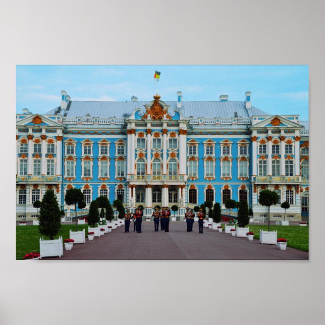 Póster Bienvenidos al Palacio de Catherine, Rusia (Frente)
