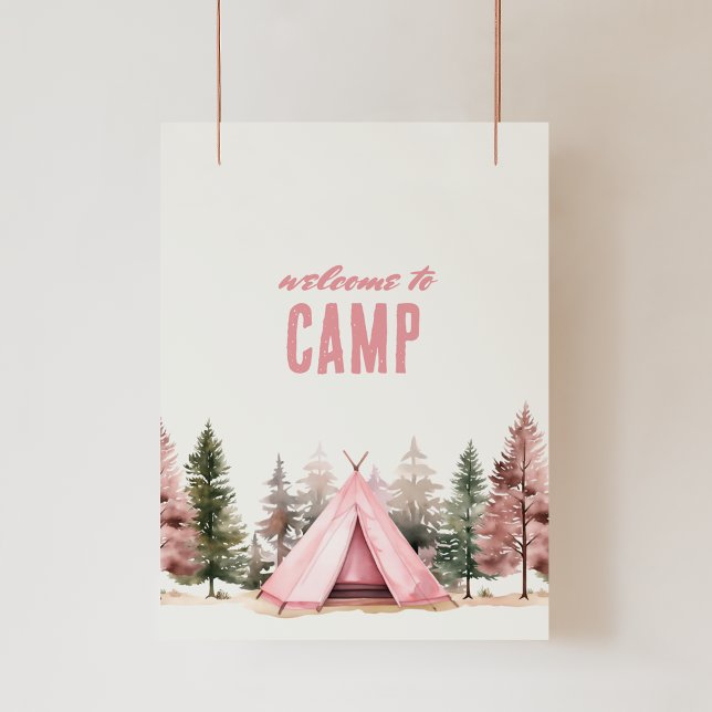Póster Bienvenidos al Poster de campamento de campamento  (Subido por el creador)