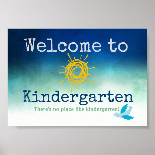 Póster Bienvenidos al Poster de la Puerta de la Infancia (Frente)