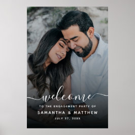 Póster Bienvenidos al Rótulo del Partido Compromiso con F