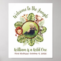 Bienvenidos al Rótulo Safari Wild One, foto de la 