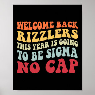 Póster Bienvenidos de nuevo Rizzlers Este año va a ser Si
