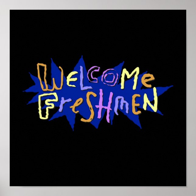 Póster Bienvenidos Freshmen Pegatinas de Nickelodeon y TS (Frente)