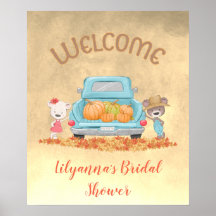 BIENVENIDOS Otoño Tema Bears Truck Pumpkins Saltos