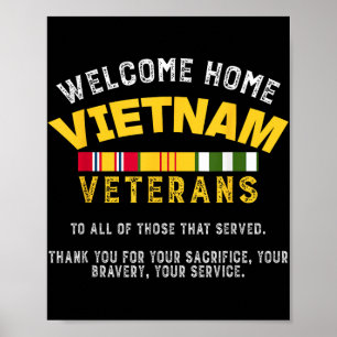 Póster Bienvenidos Veteranos De Vietnam - Viejo Viejo Vie