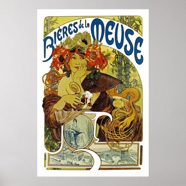 Póster Bieres de La Meuse (Frente)