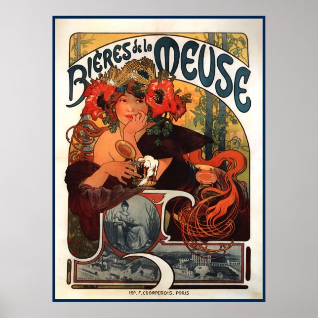Póster Bieres de la Meuse (Frente)