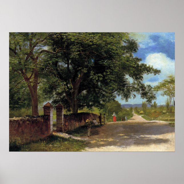 Póster Bierstadt - Calle En Nassau (Frente)