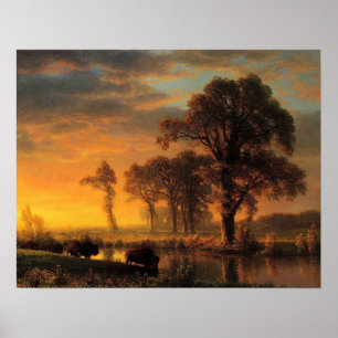 Póster Bierstadt - Kansas Occidental