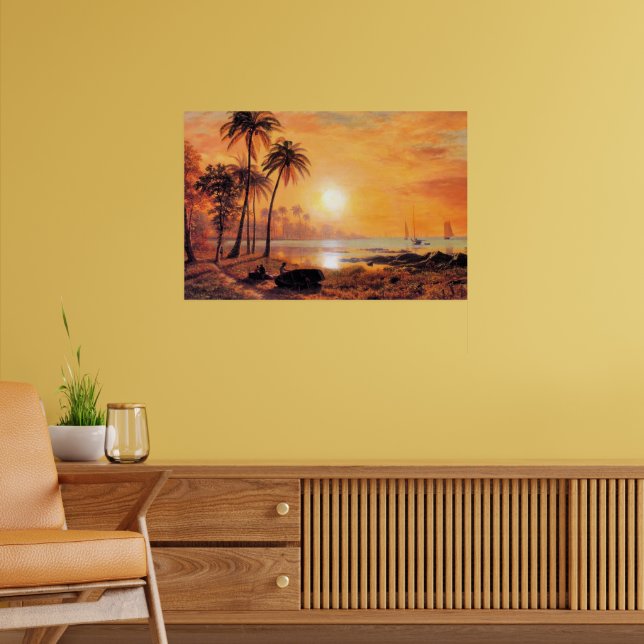 Póster Bierstadt - Paisaje Tropical (Salón 2)