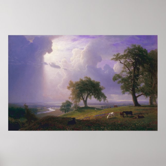Póster Bierstadt - Primavera de California (Frente)