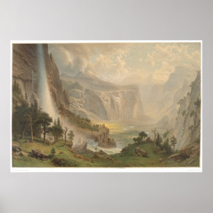 Póster Bierstadt Yosemite Valley, California (1884A)