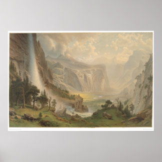 Póster Bierstadt Yosemite Valley, California (1884A)