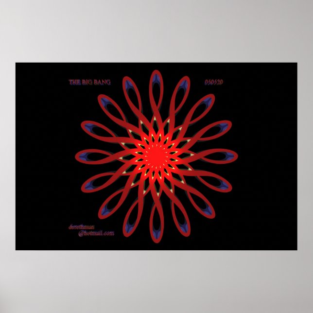 Póster Big Bang (impreso) (Frente)
