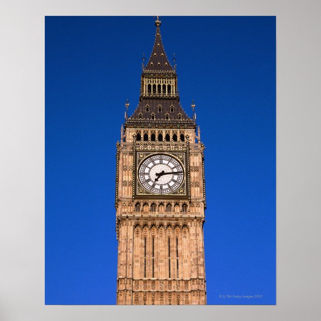 Póster Big Ben en la capital británica (Frente)
