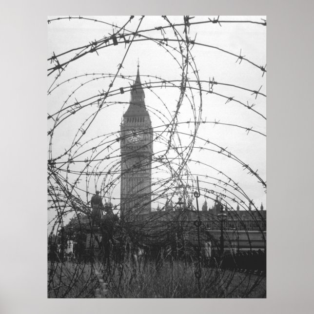 Póster Big Ben en WWII (Frente)