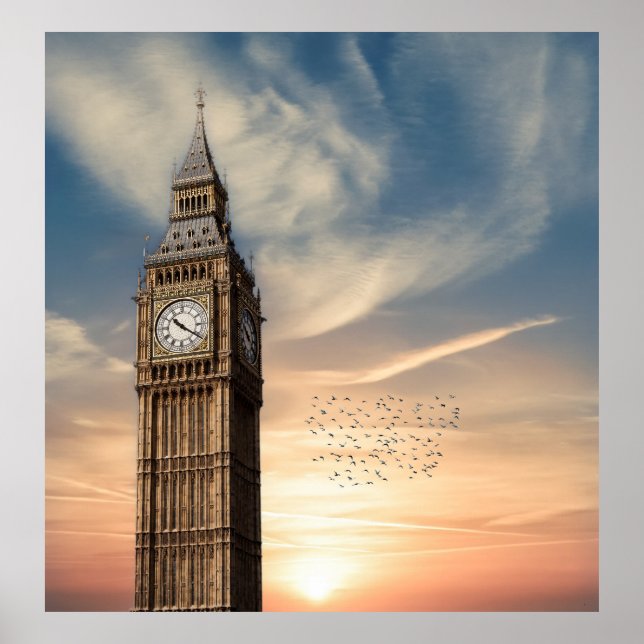 Póster Big Ben London (Frente)