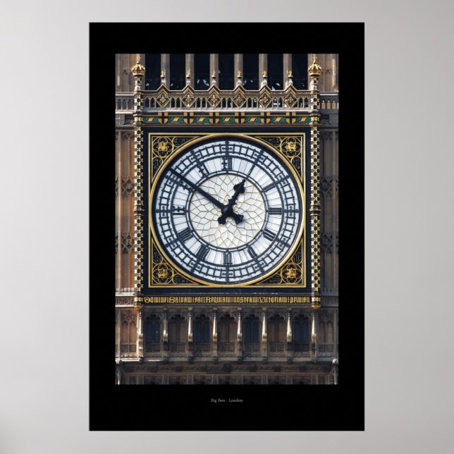 Póster Big Ben - Londres (Frente)