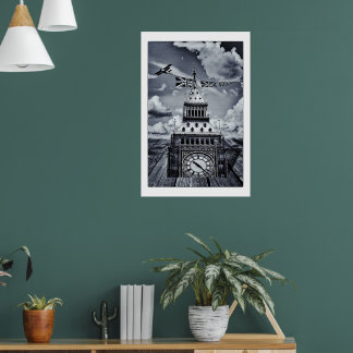 Póster Big Ben Surreal British Art, London