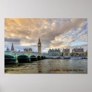 Póster Big Ben, Victoria Londres