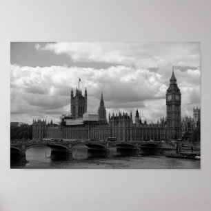 Póster Big Ben y Parlamento (Londres)